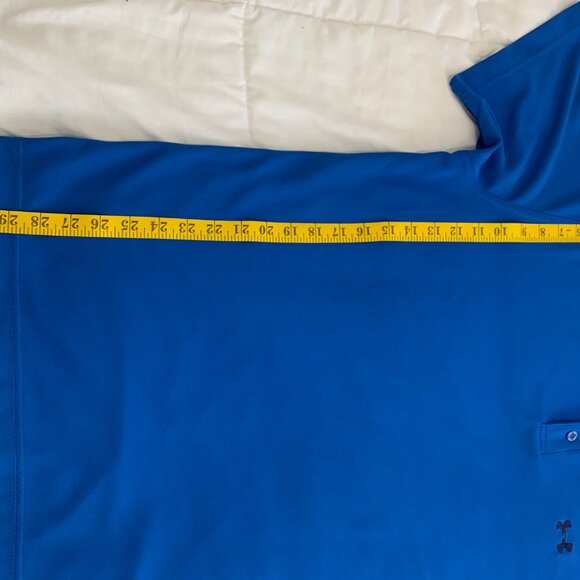 Under Armour Men’s HeatGear Golf Shirt – Blue – XL - Picture 12 of 14